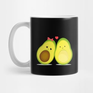 Funny Let's Avocuddle Cute Avocado Cuddling Cute Avocado Lovers Gifts Mug